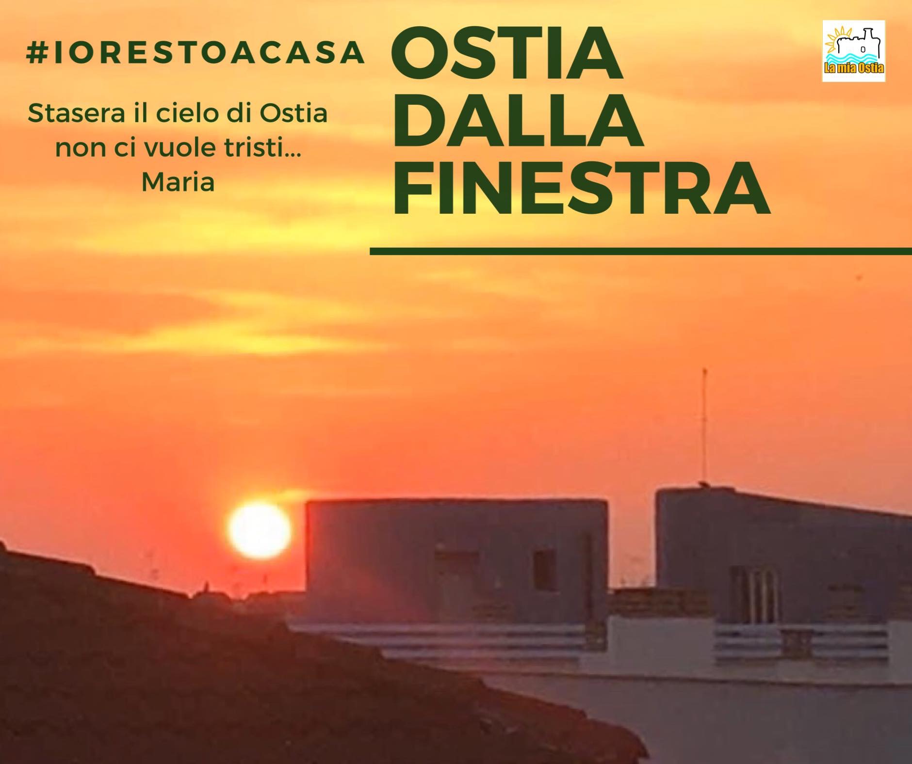 Ostia dalla finestra: mese di aprile